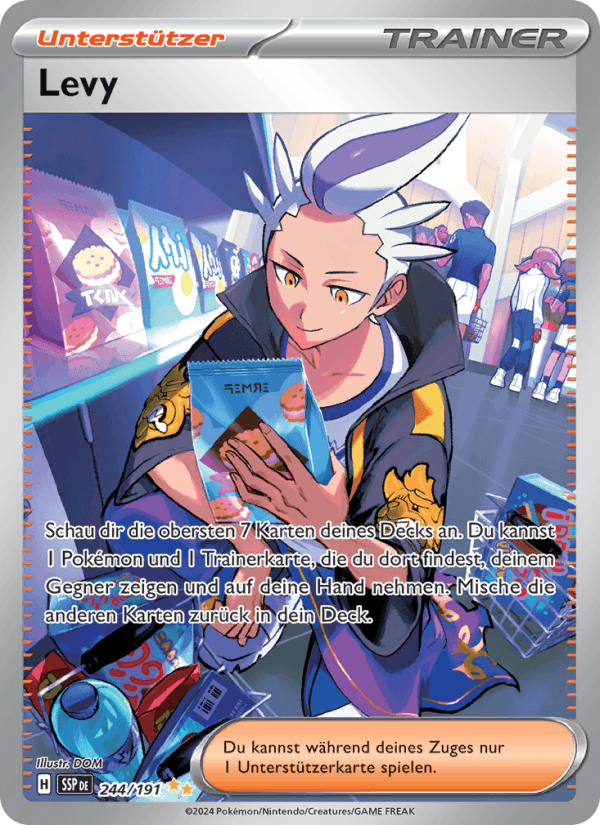 Levy - 244/191 - Special Illustration Rare - DE - NM