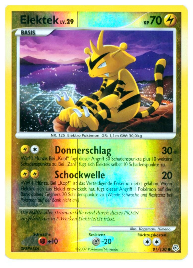 elektek-81-130-pokemon-tcg-lightly-played-de Elektek - 81/130 - Pokémon TCG - Lightly Played - DE