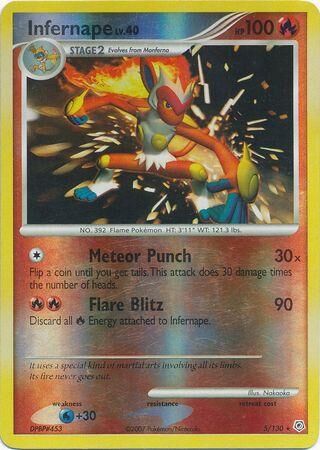 Infernape - 5/130 - Reverse Holo - EN Infernape - 5/130 - Reverse Holo - EN