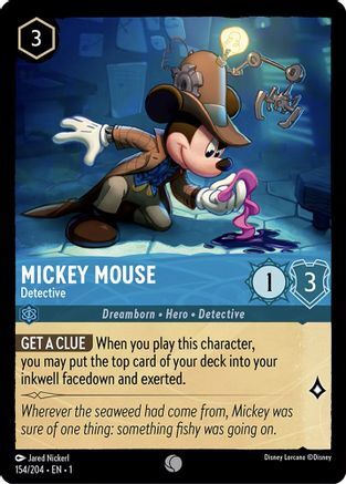 Mickey Mouse - Detective - 154/204 - EN Mickey Mouse - Detective - 154/204 - EN