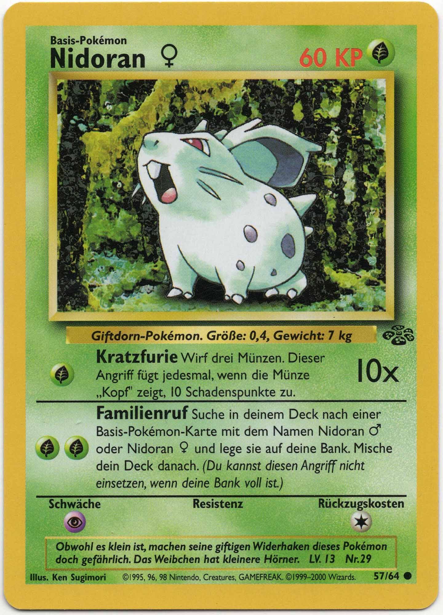 nidoran-57-64-pok-mon-tcg Nidoran ♀ - 57/64 - Pokémon TCG