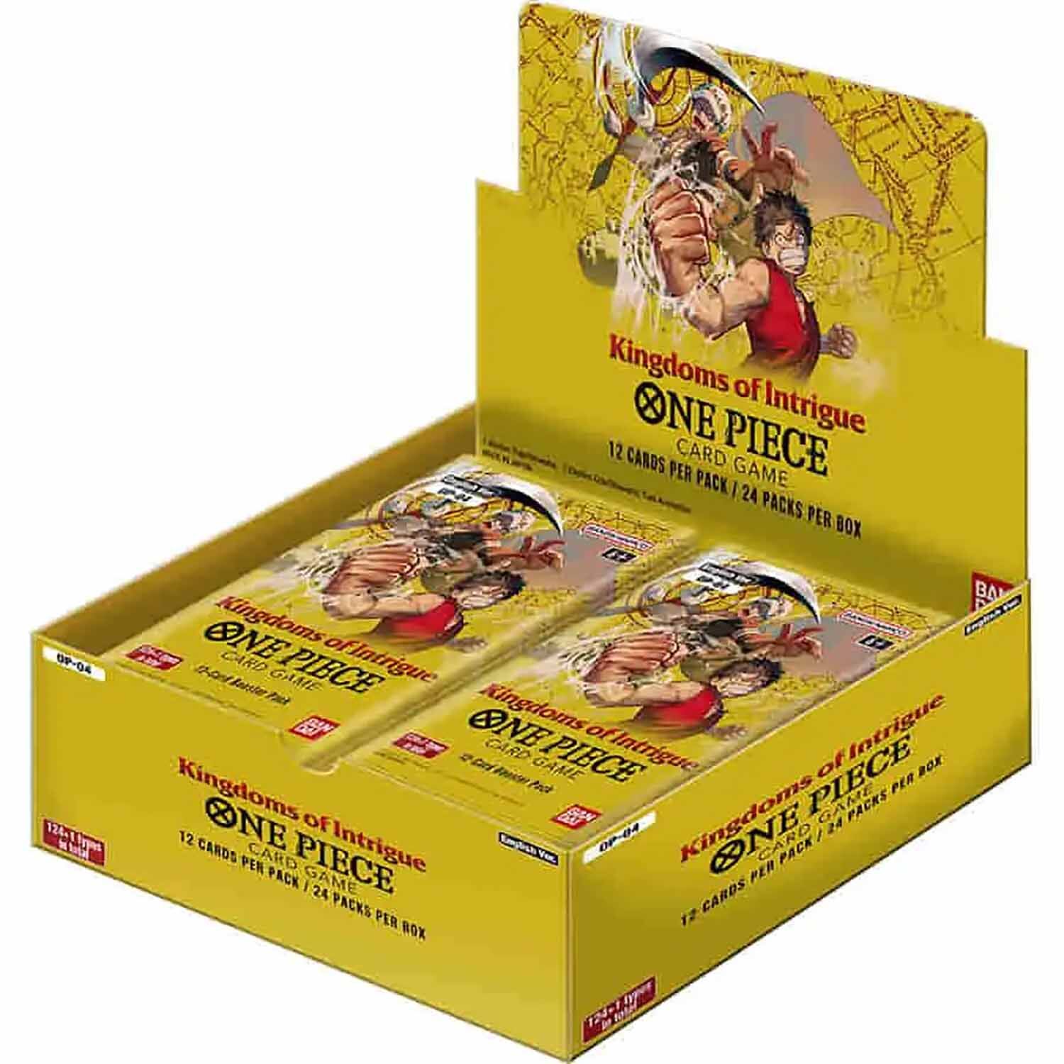 Kingdoms of Intrigue OP-04 Booster Display - One Piece Card Game - EN