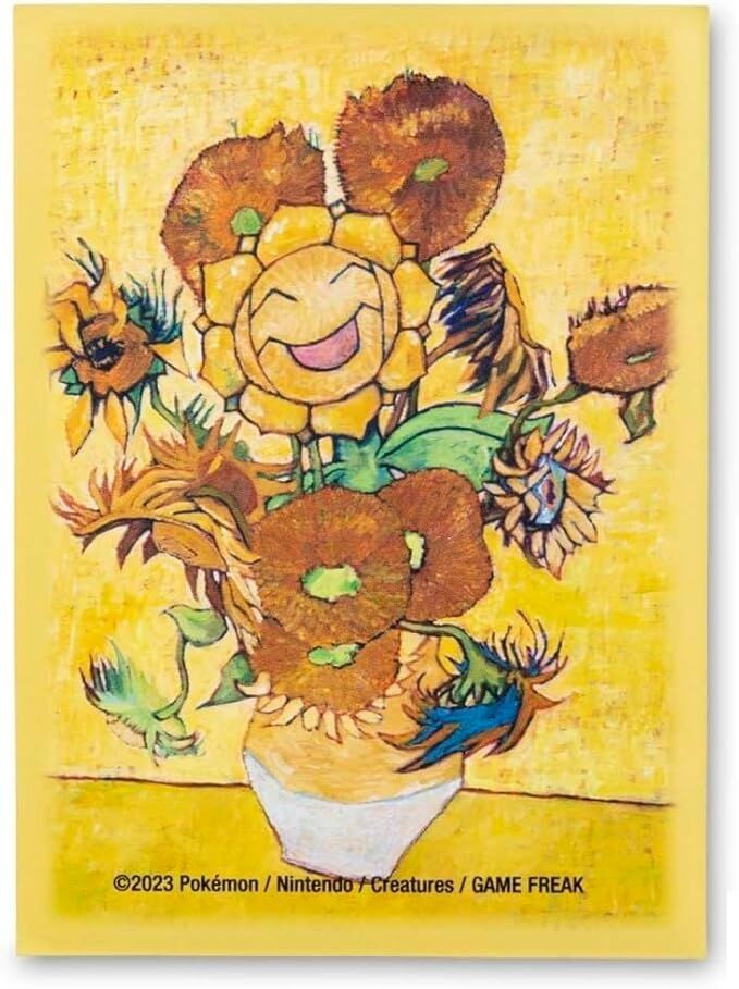 Pokémon Center × Van Gogh Museum: Sunflora Inspired by Sunflowers Card Sleeves (65 Sleeves) Pokémon Center × Van Gogh Museum: Sunflora Inspired by Sunflowers Card Sleeves (65 Sleeves)