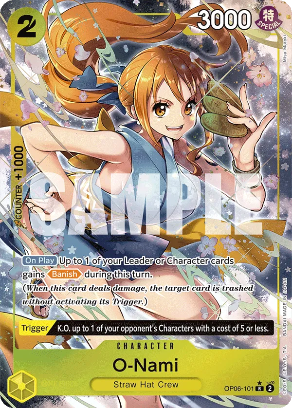 O-Nami - OP06-101 - Alternate Art - JP
