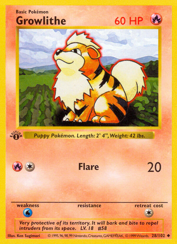 Growlithe - 28/102 - EN