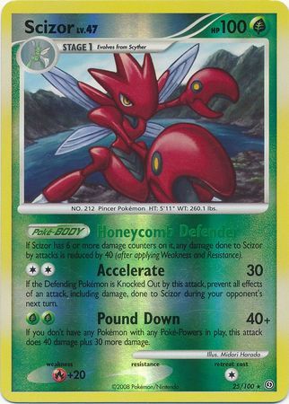 Scizor - 25/100 - Reverse Holo - EN Scizor - 25/100 - Reverse Holo - EN