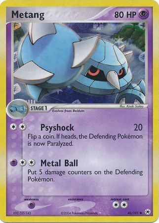 Metang - 43/101 - Reverse Holo - EN Metang - 43/101 - Reverse Holo - EN