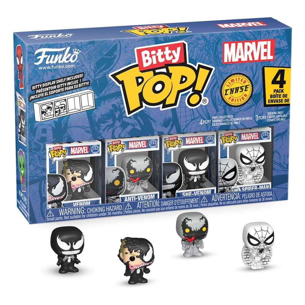 Spider-Man Bitty POP! Vinyl Figur 4er-Pack Séries 3 - 2 cm