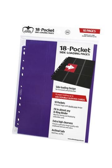 Ultimate Guard 18-Pocket Pages Side-Loading Violett (10) Ultimate Guard 18-Pocket Pages Side-Loading Violett (10)