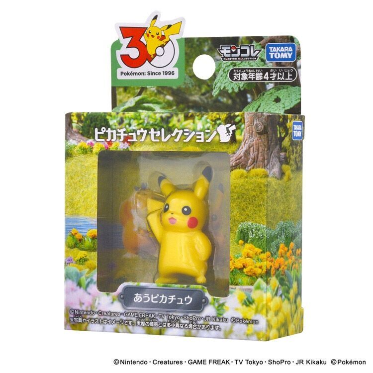 Pikachu 30th Anniversary Monster Collection Selection