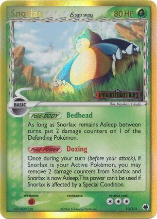 Snorlax - 10/101 - Reverse Holo - EN