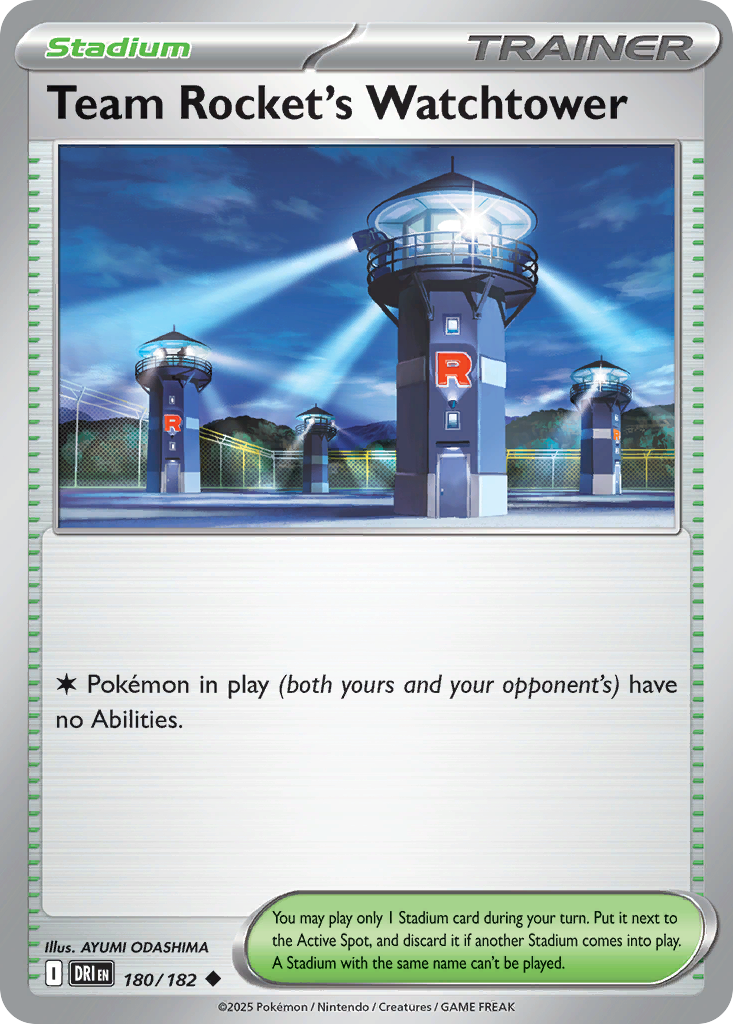 Team Rocket’s Watchtower - 180/182 - EN