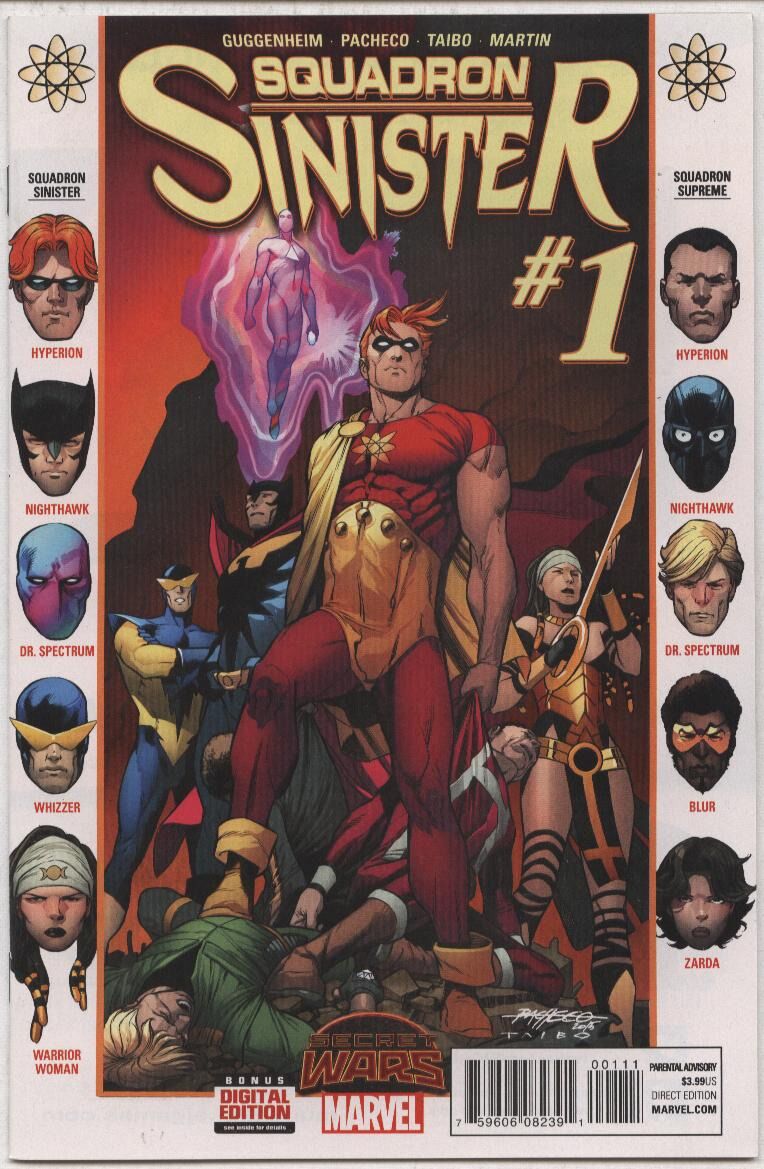 Squadron Sinister #1 Amazing zertifiziert