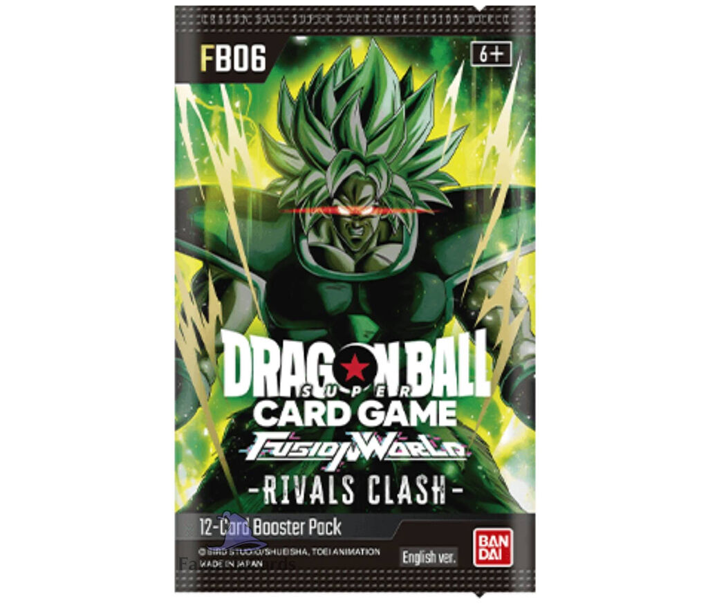 Fusion World Rivals Clash FB06 Booster Pack - Dragon Ball Super Card Game - EN Fusion World Rivals Clash FB06 Booster Pack - Dragon Ball Super Card Game - EN