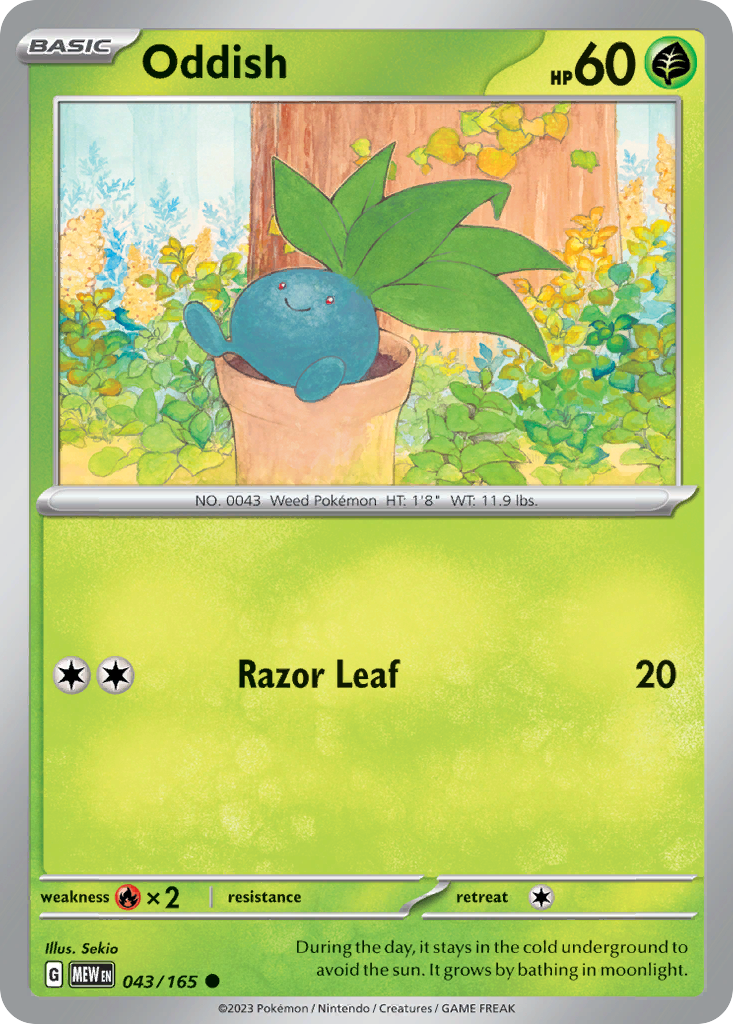 Oddish - 043/207 - EN Oddish - 043/207 - EN