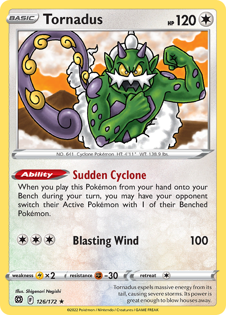 Tornadus - 126/172 - EN Tornadus - 126/172 - EN