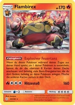 flambirex-pok-mon-tcg Flambirex 033/236 - Pokémon TCG