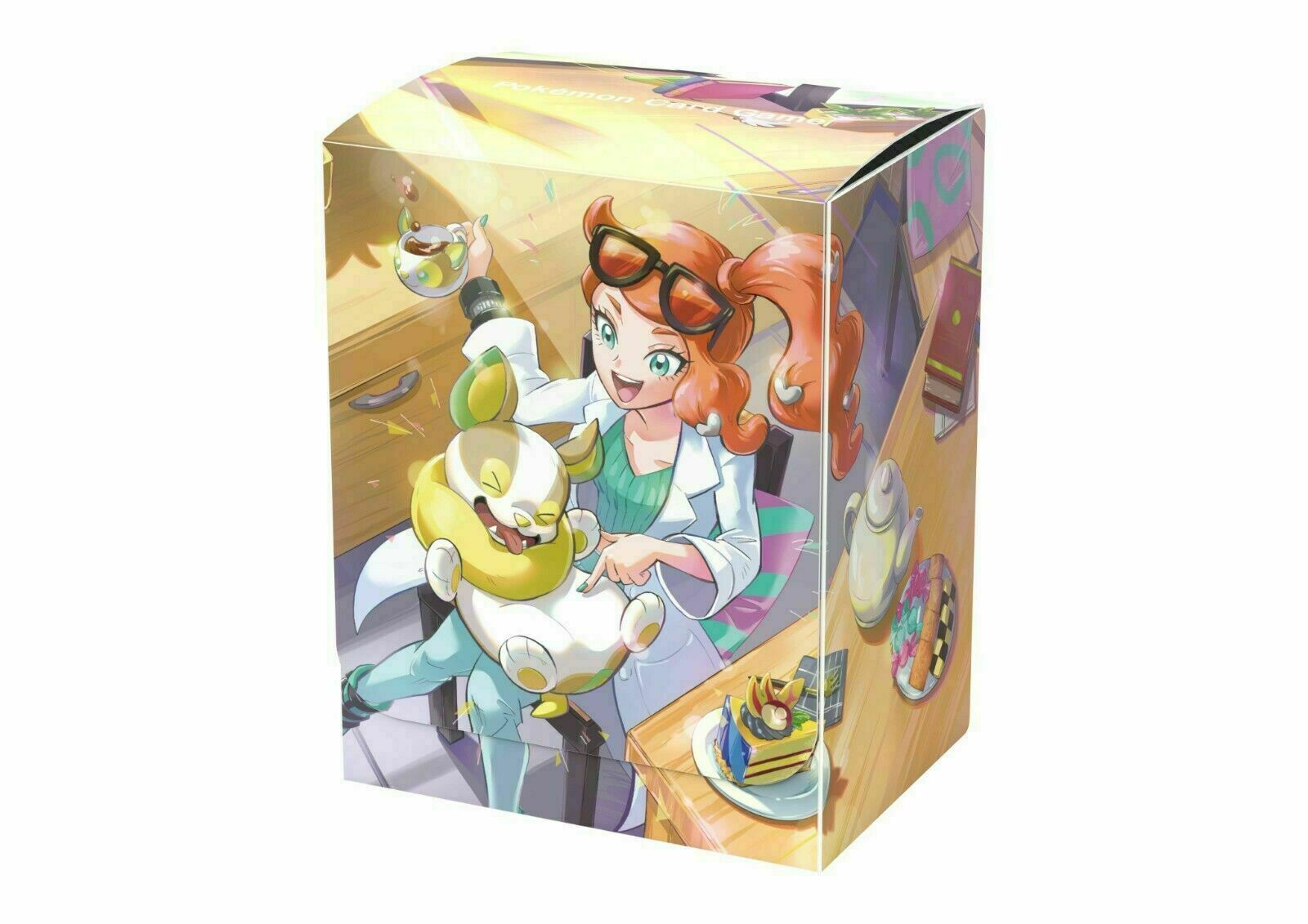 Pokémon Center Sonia Set Rubber Play Mat, Sleeve, Card Box & Deck Case - 2021