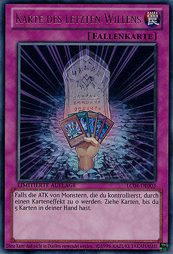 Karte des letzten Willens - Yu-Gi-Oh!