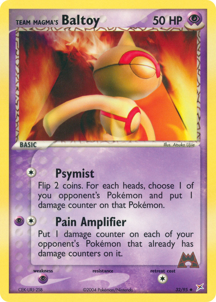 Team Magma’s Baltoy - 32/95 - EN Team Magma’s Baltoy - 32/95 - EN