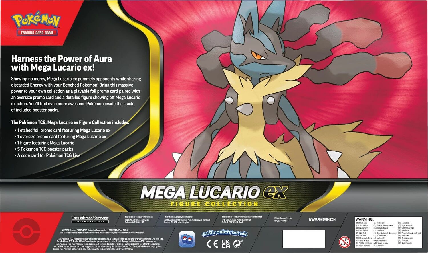 Pokémon TCG: Mega Lucario ex Figure Collection - EN