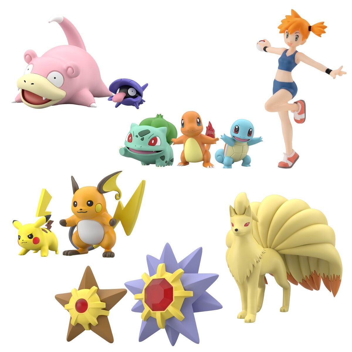 bann83517_0 Pokemon Misty's Kanto Region Figure Set (11 Figures)