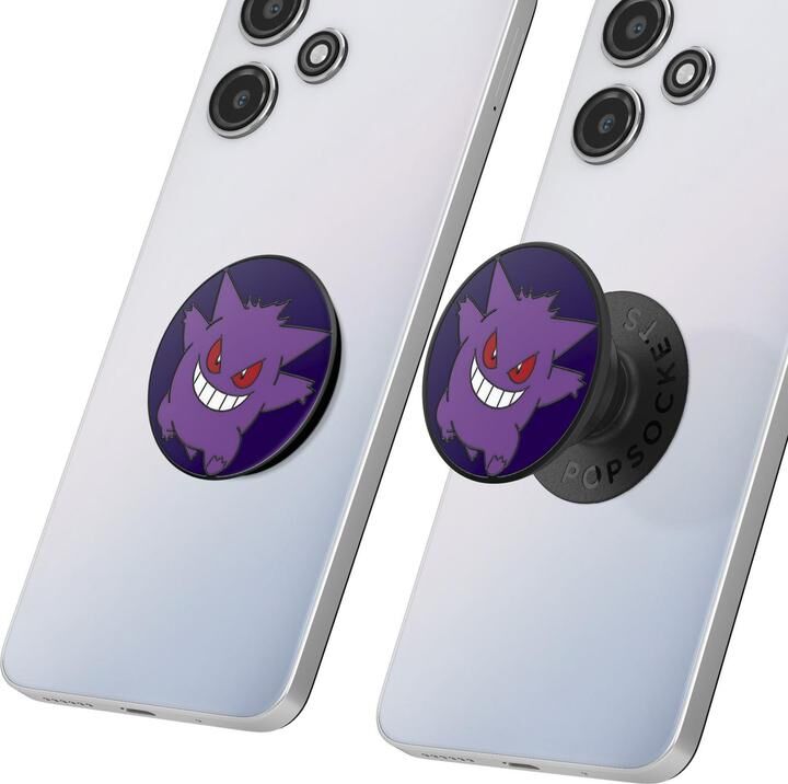 PopSockets PopGrip Gengar Glow in the Dark Phone Grip & Stand with Swappable Top