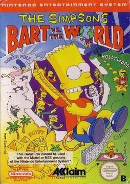 The Simpsons Bart vs the World - NES - EN
