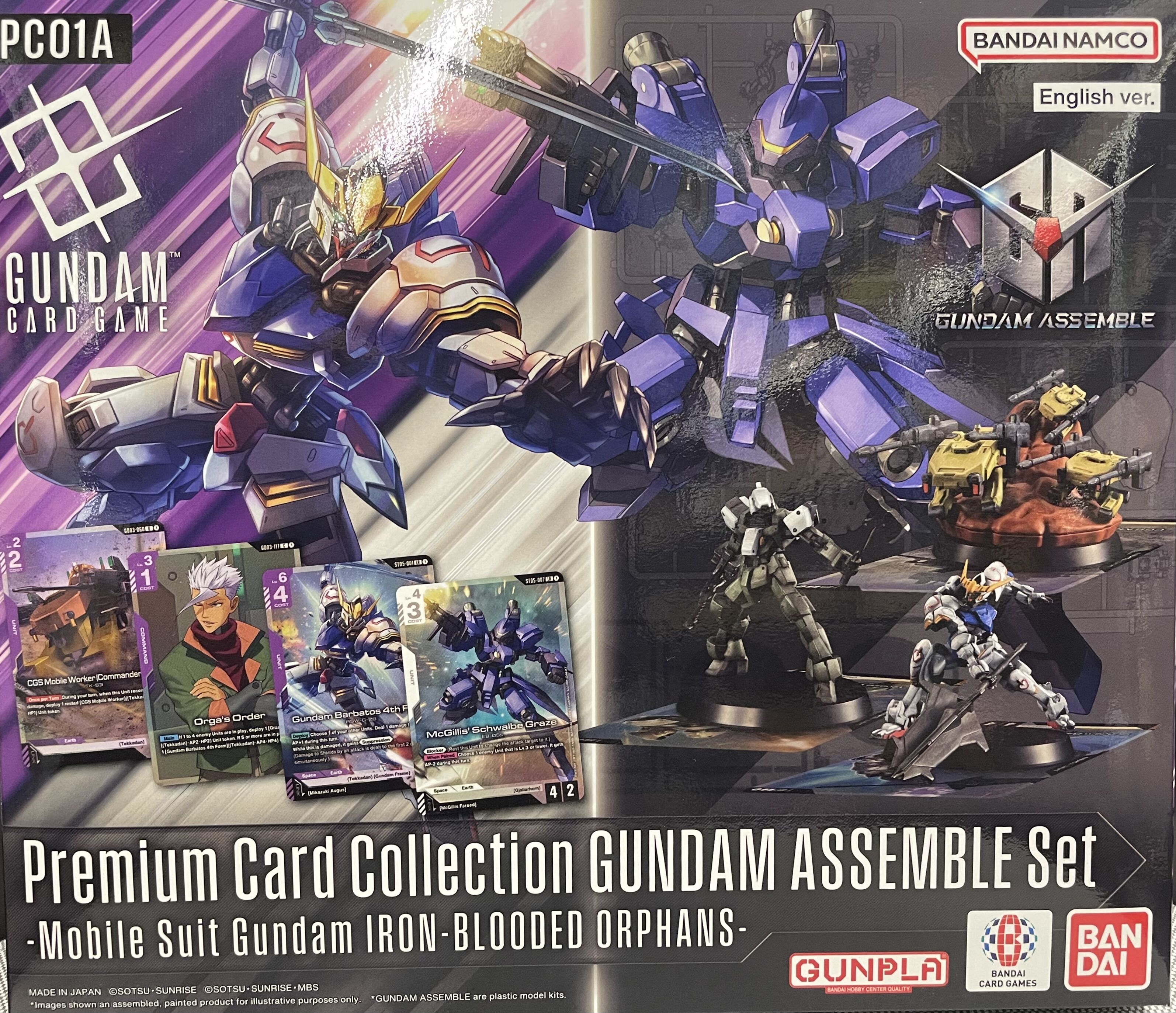 Premium Collection Gundam Assemble Set - Iron-Blooded Orphans (PC01A) - 1 Random - Gundam Card Game - EN