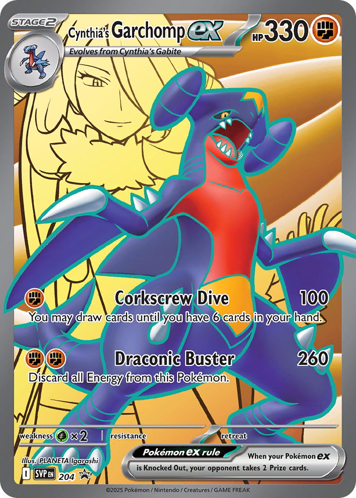 Cynthia’s Garchomp ex - SVP204 - EN
