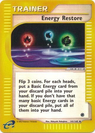 Energy Restore - 141/165 - Reverse Holo - EN