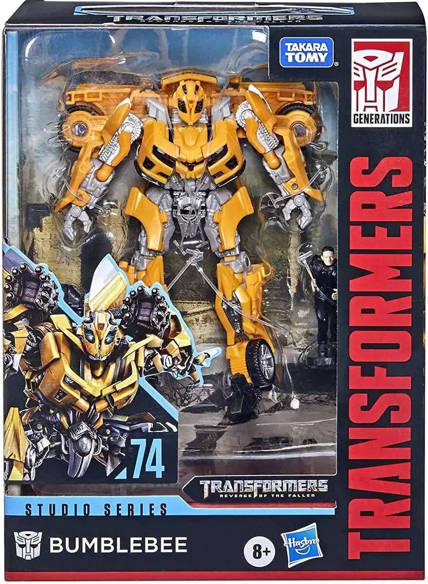 Transformers Generations Studio Series 74 Bumblebee Deluxe Action Figure [Revenge of the Fallen, with Sam]