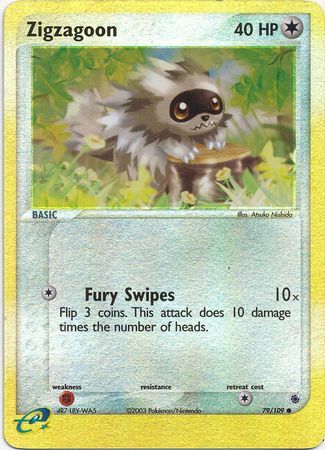 Zigzagoon - 79/109 - Reverse Holo - EN Zigzagoon - 79/109 - Reverse Holo - EN