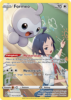 formeo-tg11-tg30-pokemon-tcg-near-mint-de Formeo - TG11/TG30 - Pokémon TCG - Near Mint - DE