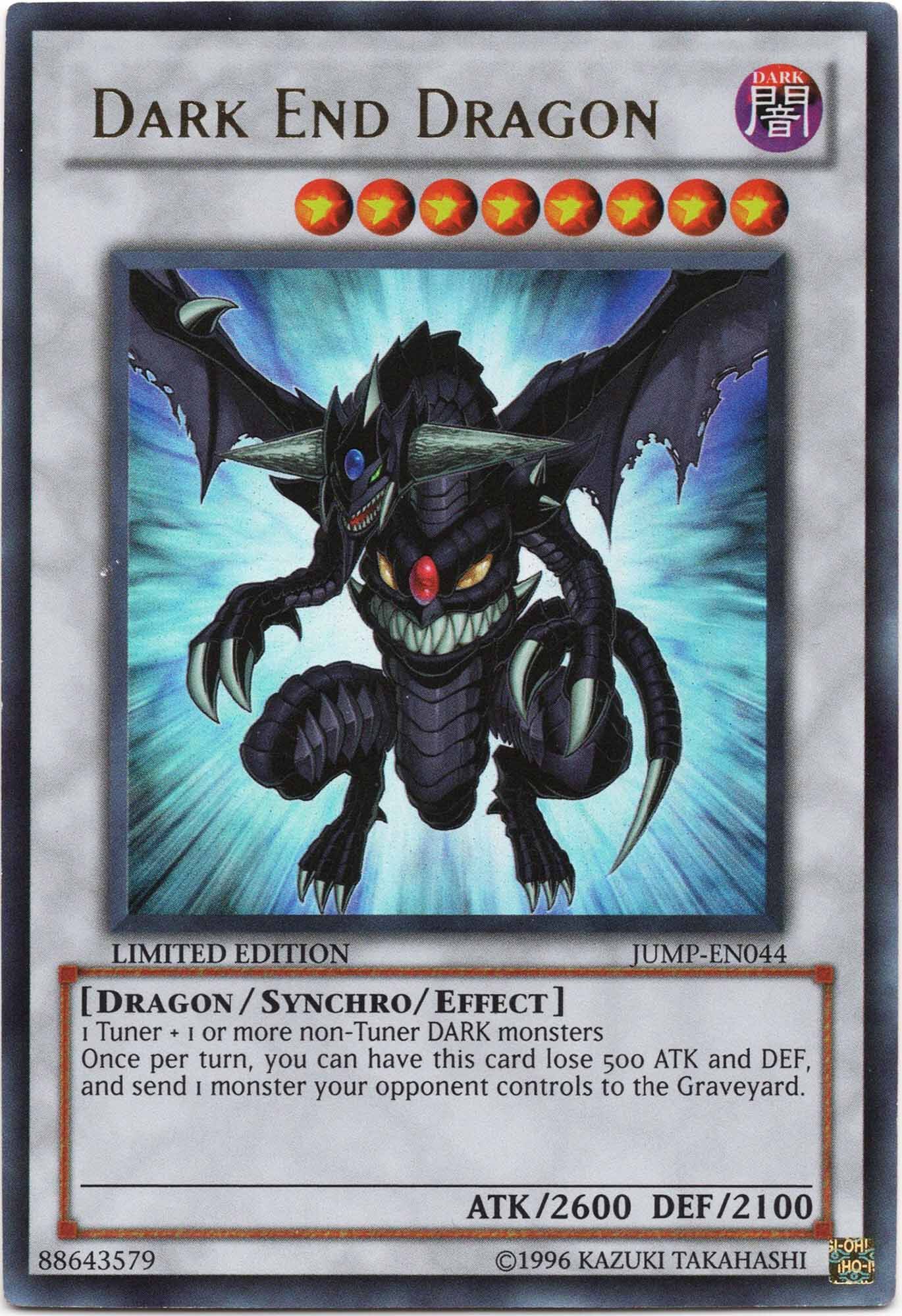 Dark End Dragon - JUMP-EN044 - Ultra Rare - Limited Edition (Lightly Played)