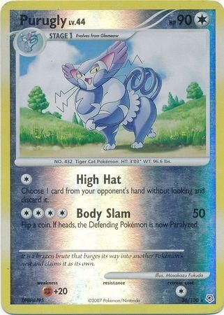 Purugly - 36/130 - Reverse Holo - EN Purugly - 36/130 - Reverse Holo - EN