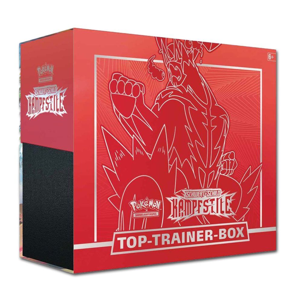 Pokémon Schwert & Schild Kampfstile Top-Trainer-Box (Fokussierter Angriff) - DE Pokémon Schwert & Schild Kampfstile Top-Trainer-Box (Fokussierter Angriff) - DE