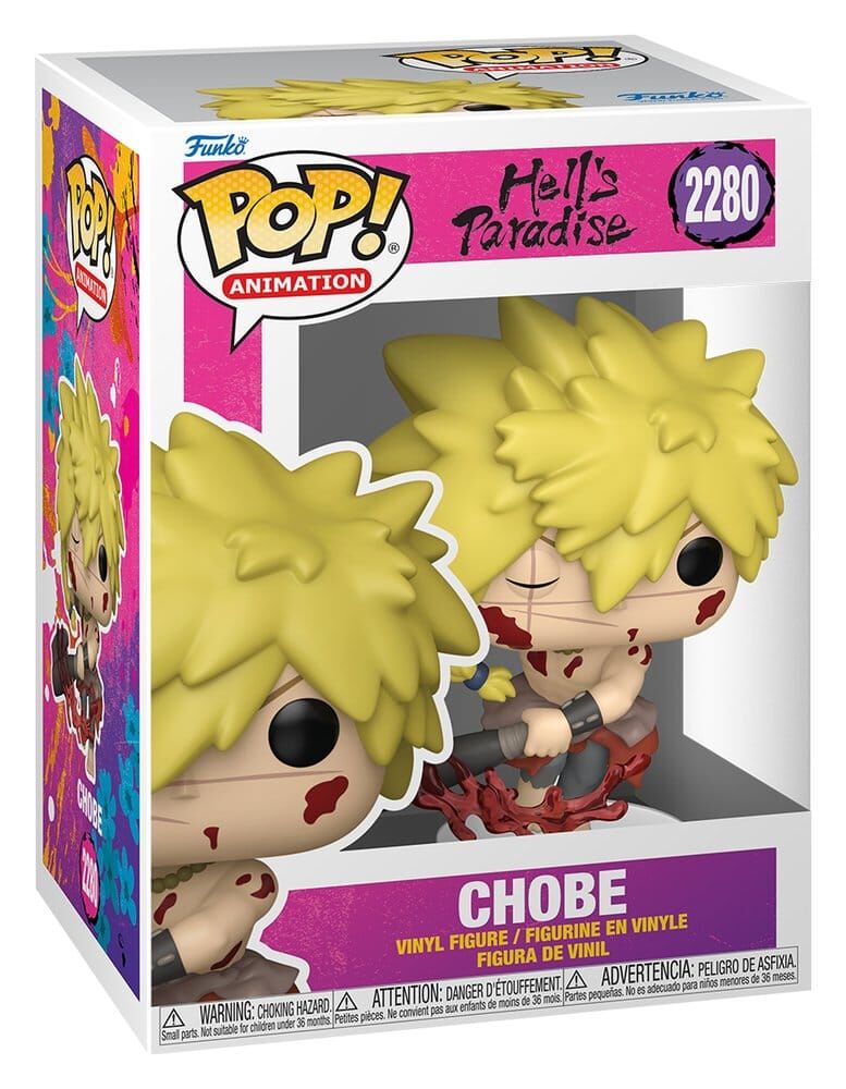 Jigokuraku POP! #2280 Hell's Paradise - Animation Vinyl Figur Chobe 9 cm