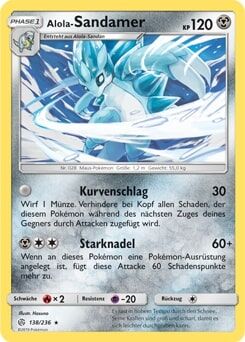 Alola-Sandamer 138/236 - Pokémon TCG