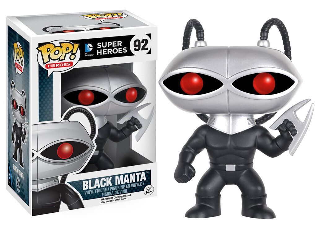 DC Comics POP! Heroes Vinyl Figur Black Manta 9 cm