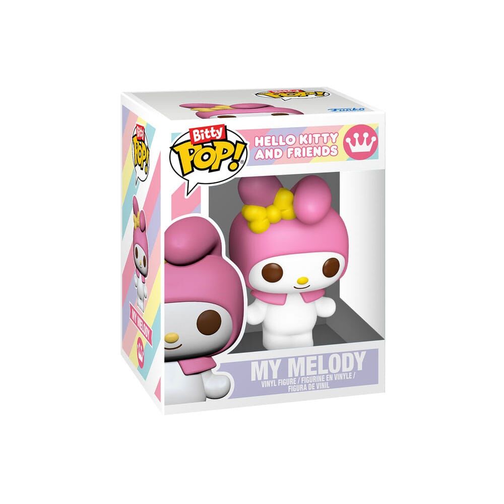 Hello Kitty And Friends Bitty POP! Vinyl Figur 2er-Pack - My Melody & Kuromi - 2,5 cm