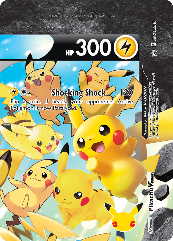 Pikachu V-UNION - SWSH140/306 - EN Pikachu V-UNION - SWSH140/306 - EN