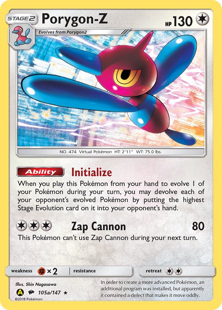 Porygon-Z - 105a/147 - EN Porygon-Z - 105a/147 - EN