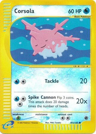 Corsola - 102/165 - Reverse Holo - EN