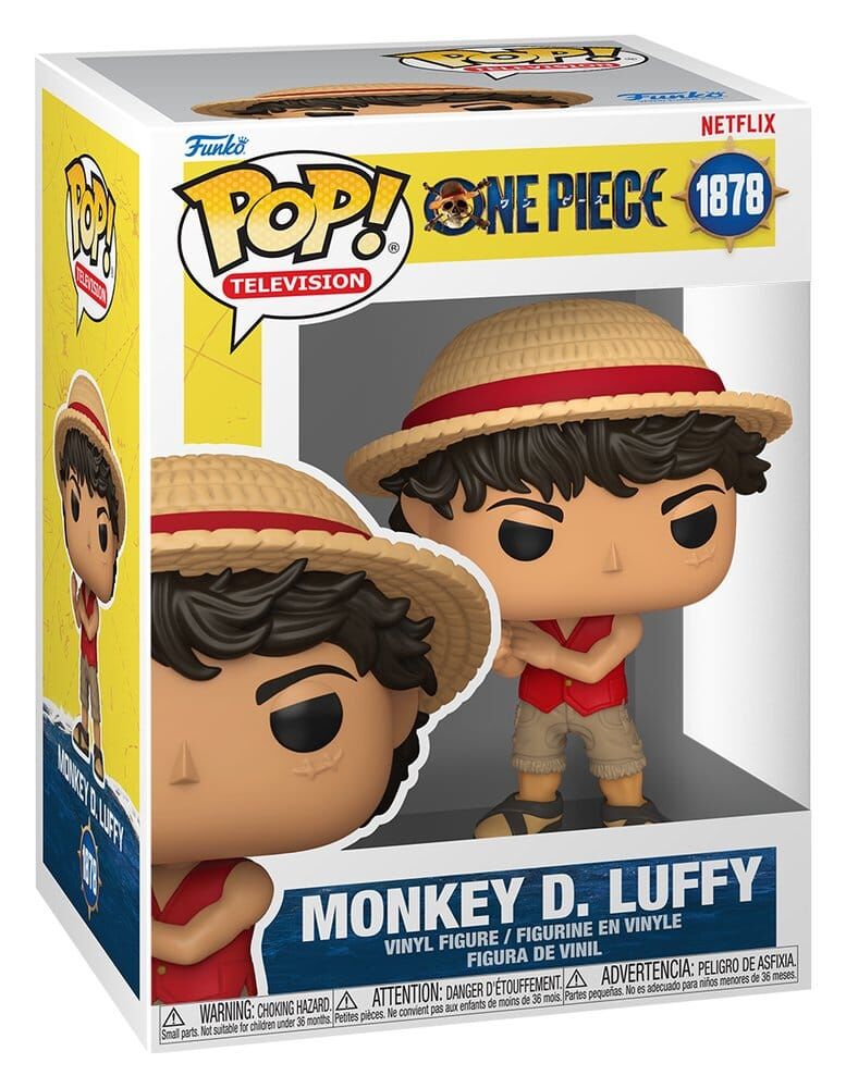 One Piece POP! #1878 TV Netflix Vinyl Figur Monkey D. Luffy 9 cm