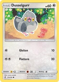 Dusselgurr 174/236 - Pokémon TCG