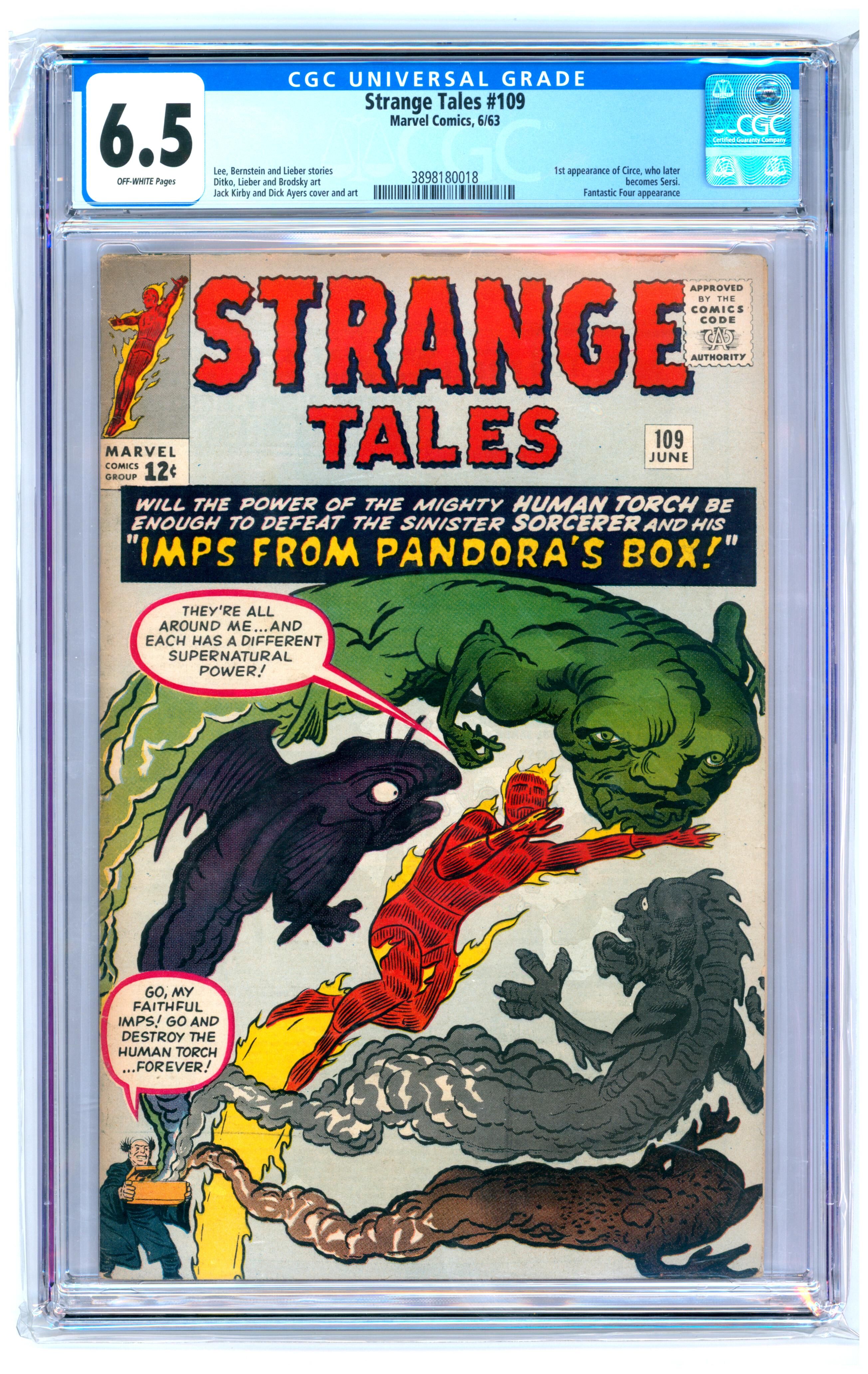 Strange Tales #109 CGC 6.5 Strange Tales #109 CGC 6.5