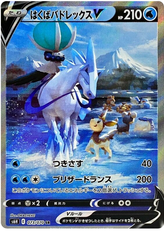 Ice Rider Calyrex V - s6H 073/070 - JP