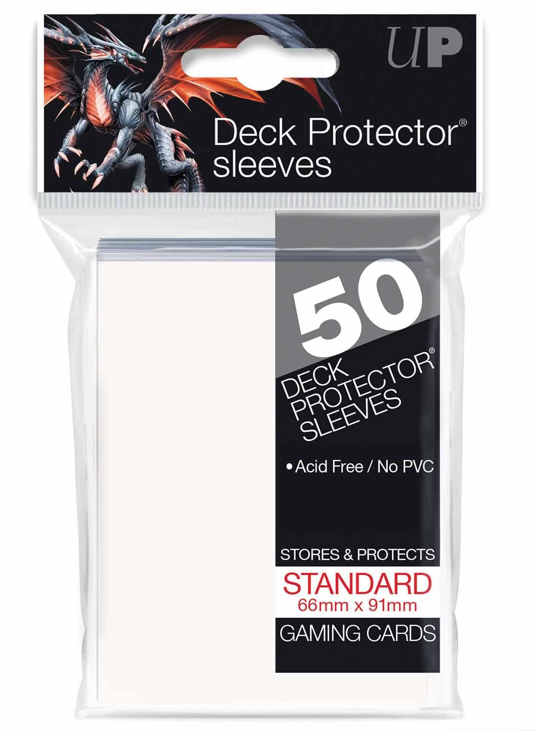 ultra-pro-sleeves-huellen-white-standard-size-1 Ultra PRO Sleeves / Hüllen White Standard Size (50)