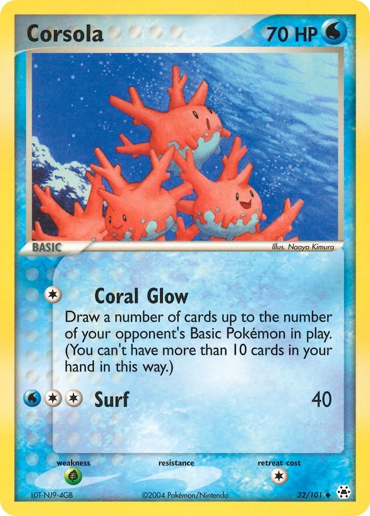 Corsola - 32/101 - EN
